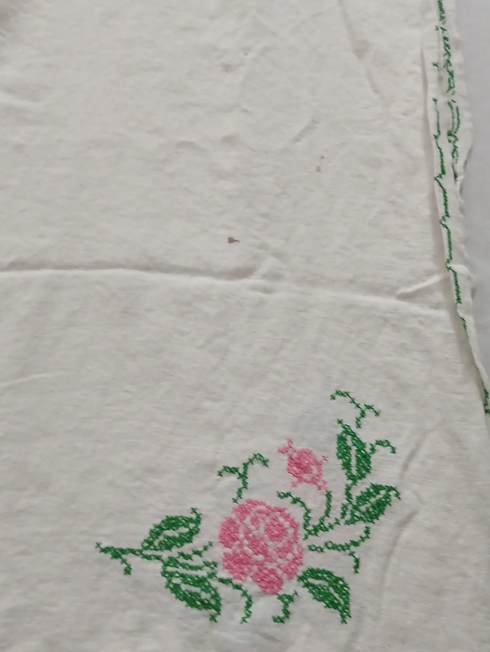 Antique Handmade Tablecloth